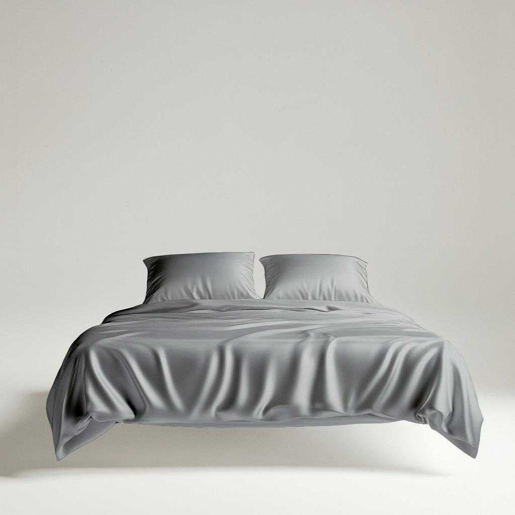 Luxury Silky Bedding Set (3–4 pcs) – Satin-Finish Duvet & Pillowcases for the Softest Sleep