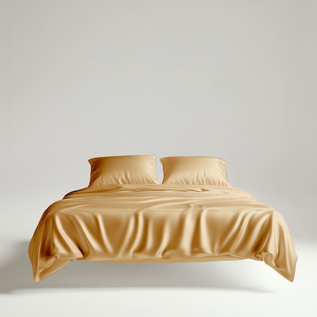 Luxury Silky Bedding Set (3–4 pcs) – Satin-Finish Duvet & Pillowcases for the Softest Sleep