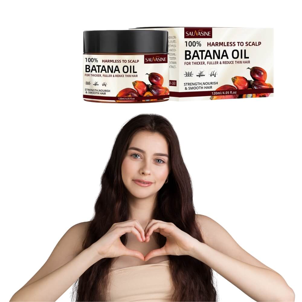 Sharmnlace™ Batana Oil Hair Care Set – Strengthen Roots & Boost Growth Naturally