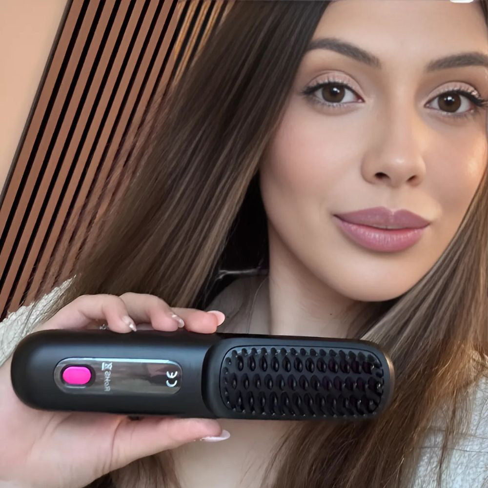 GoBrush PRO – Cordless Straightening Brush.
