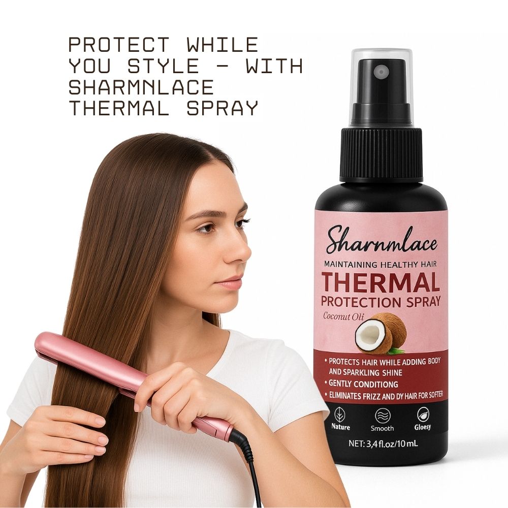 Thermal Protection Spray – Heat & UV Shield for Healthy, Hydrated Hair