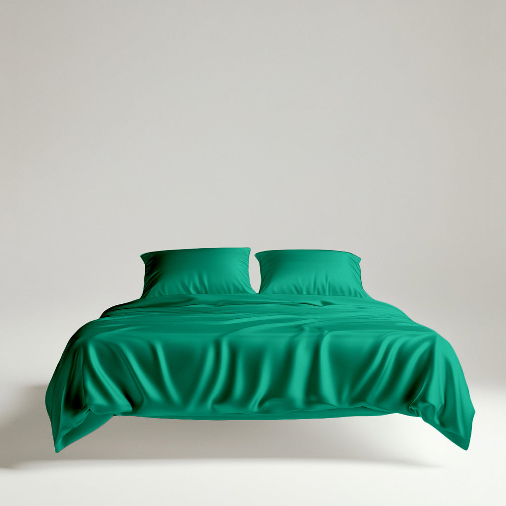 Luxury Silky Bedding Set (3–4 pcs) – Satin-Finish Duvet & Pillowcases for the Softest Sleep