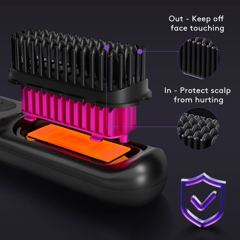 GoBrush PRO – Cordless Straightening Brush.