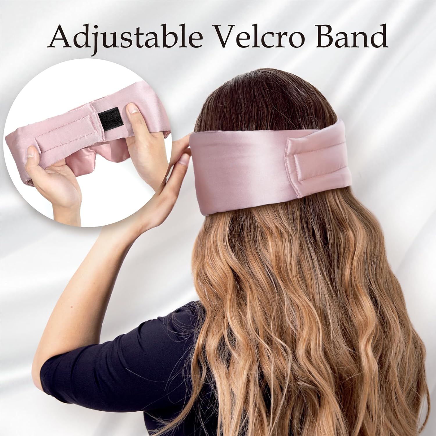 Sharmnlace™ 100% Mulberry Silk Sleep Mask – Wrinkle-Free Beauty Sleep & Total Light Block