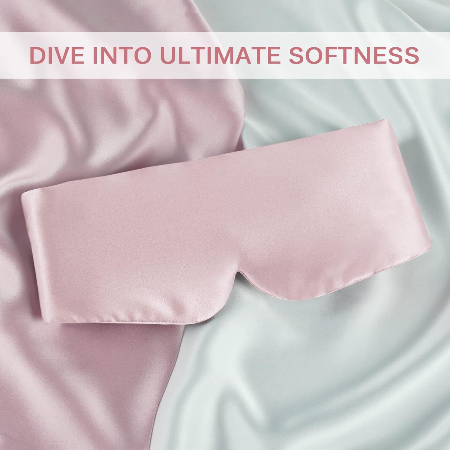 Sharmnlace™ 100% Mulberry Silk Sleep Mask – Wrinkle-Free Beauty Sleep & Total Light Block