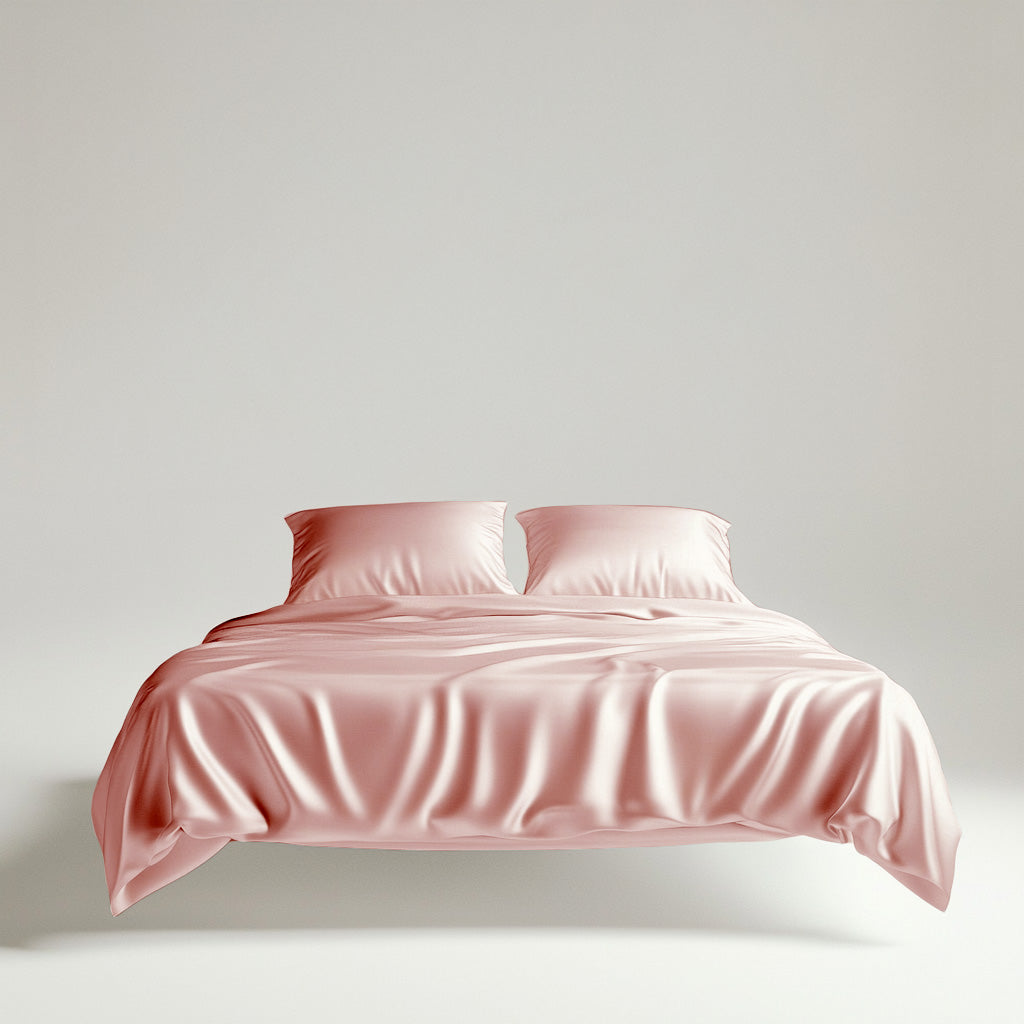 Luxury Silky Bedding Set (3–4 pcs) – Satin-Finish Duvet & Pillowcases for the Softest Sleep