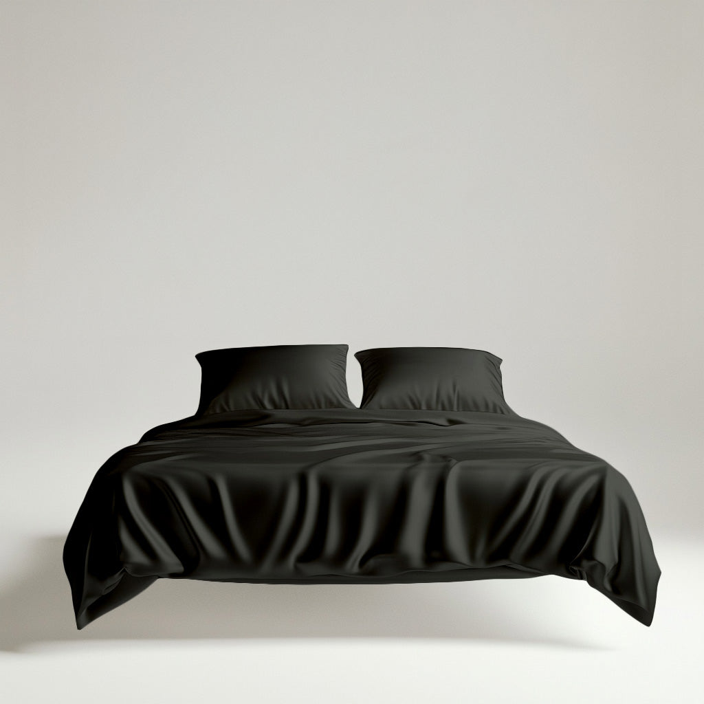 Luxury Silky Bedding Set (3–4 pcs) – Satin-Finish Duvet & Pillowcases for the Softest Sleep