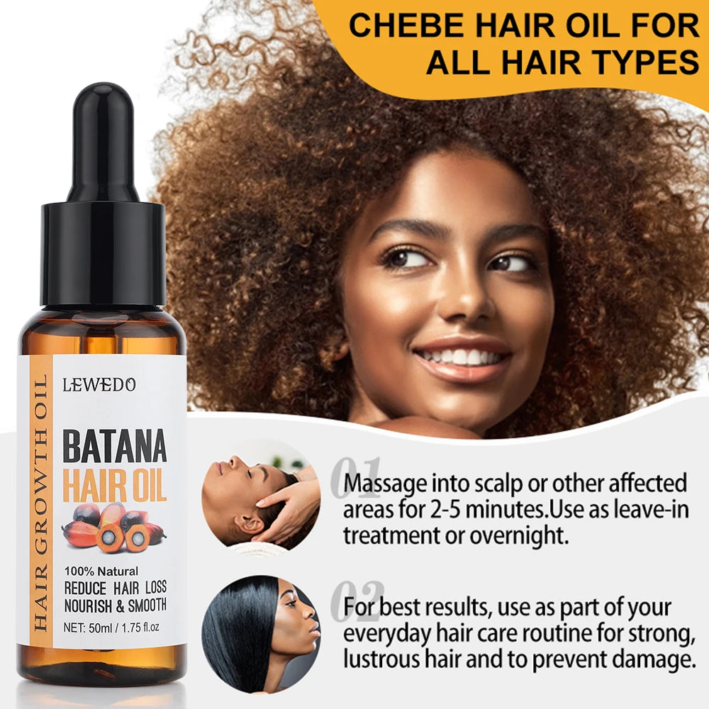Sharmnlace™ Batana Oil Hair Care Set – Strengthen Roots & Boost Growth Naturally