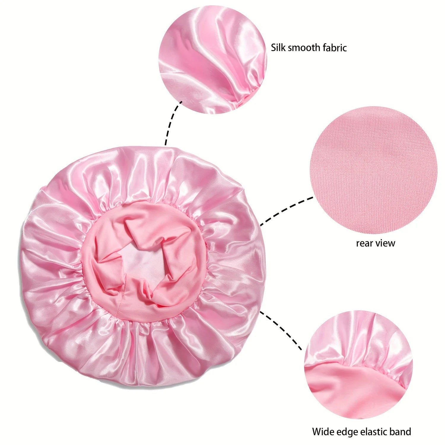 Silky Sleep Set – 4-in-1 Pillowcase & Hair Accessories Bundle