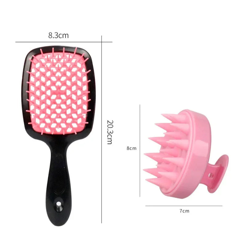 Portable Hair Care Combo – Tidy & Massage Set