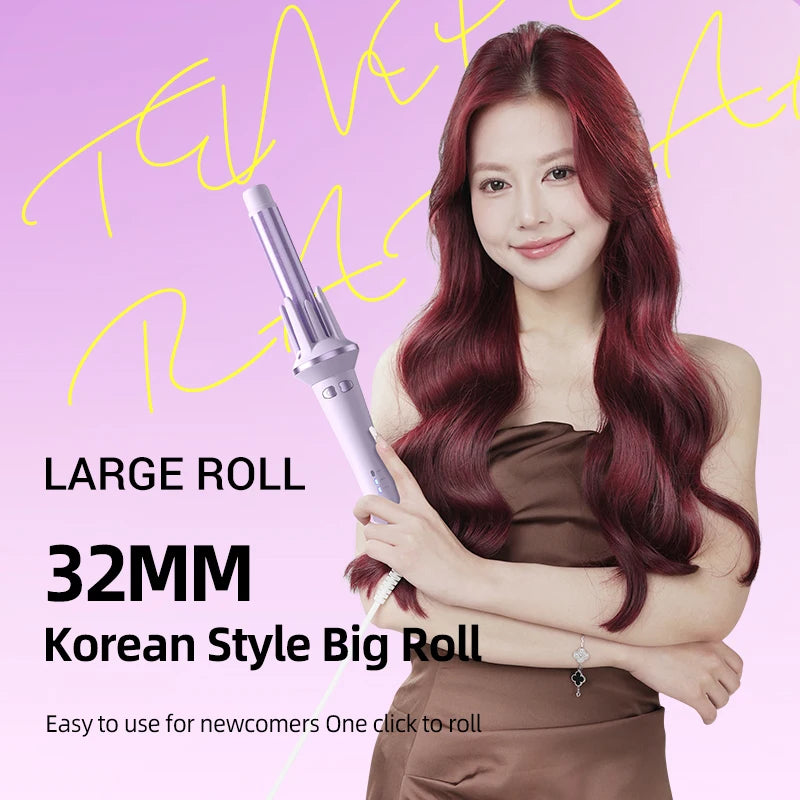 CurlWave Automatic Curler – 28/32mm Adjustable Temperature