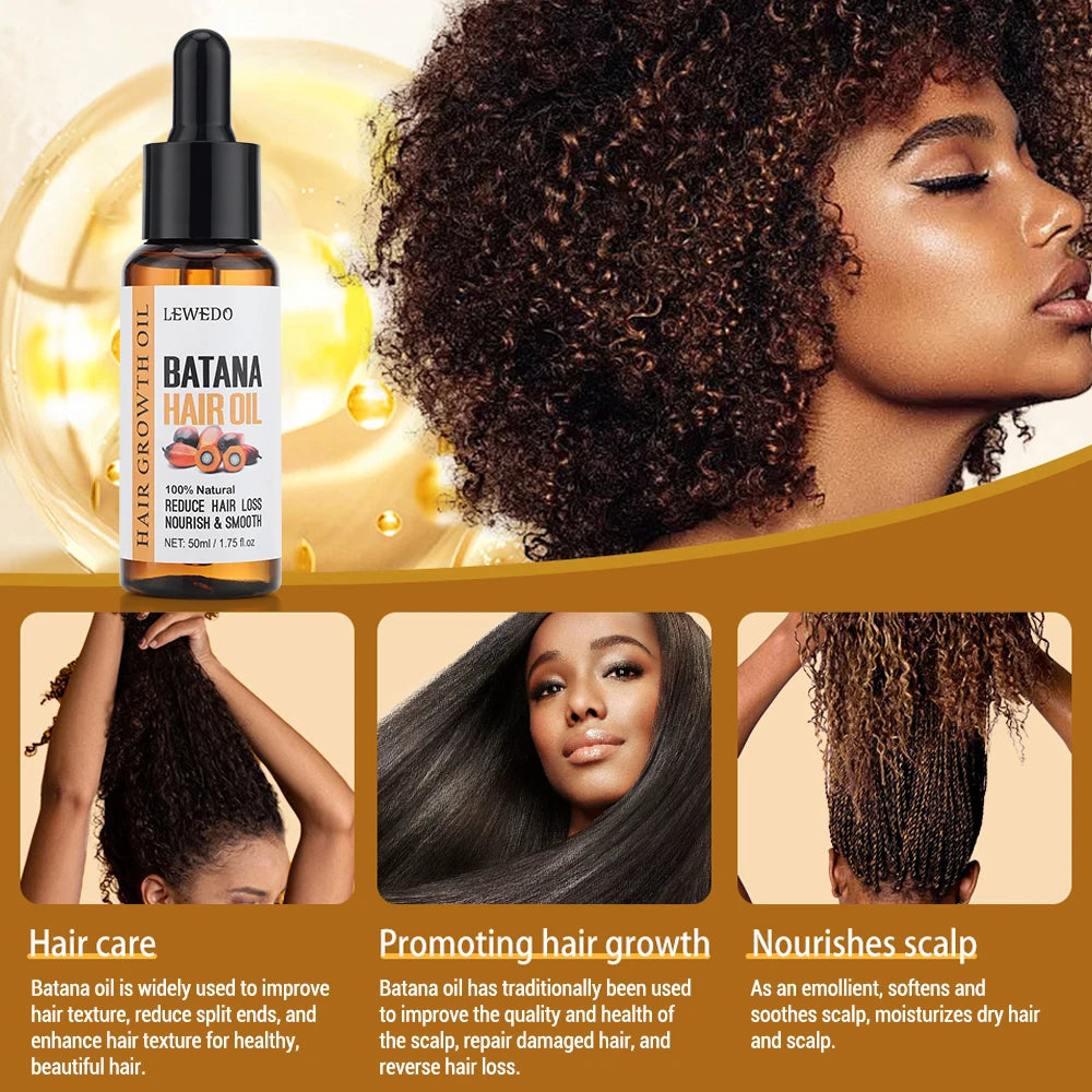 Sharmnlace™ Batana Oil Hair Care Set – Strengthen Roots & Boost Growth Naturally