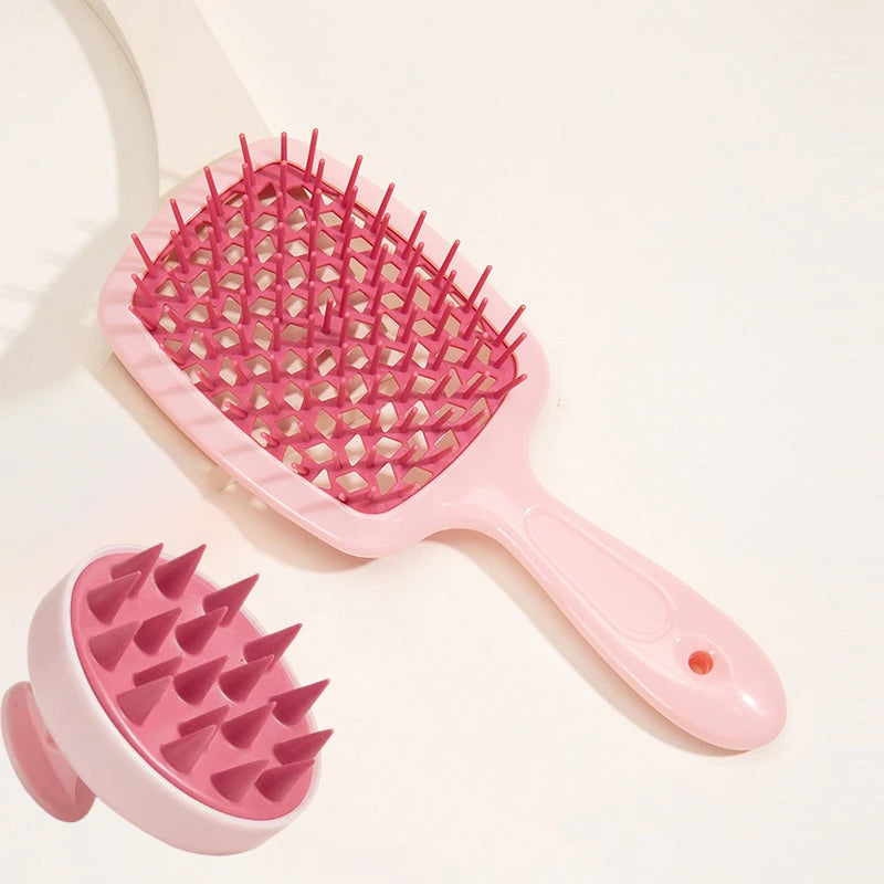 Portable Hair Care Combo – Tidy & Massage Set