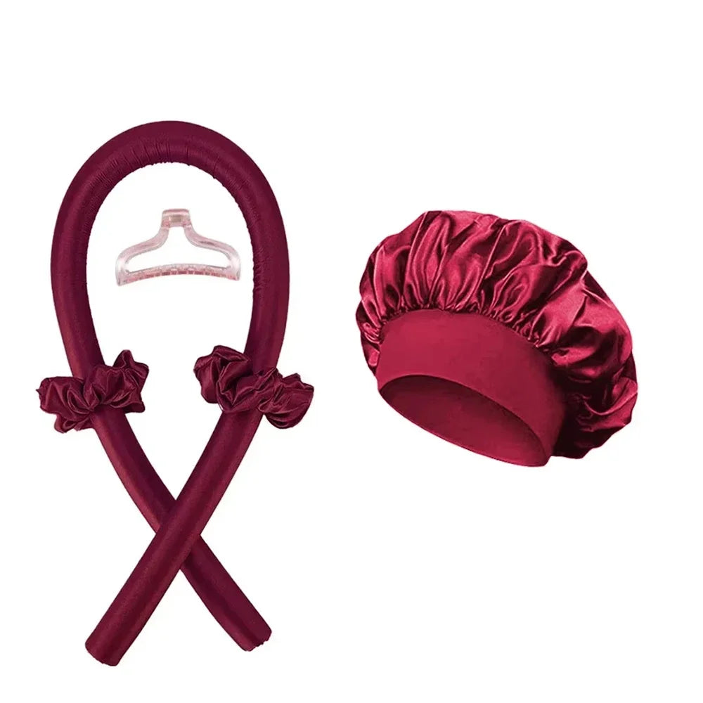 Sharmnlace™ Heatless Curling Rod Headband – No-Heat Overnight Waves for Effortless Mornings