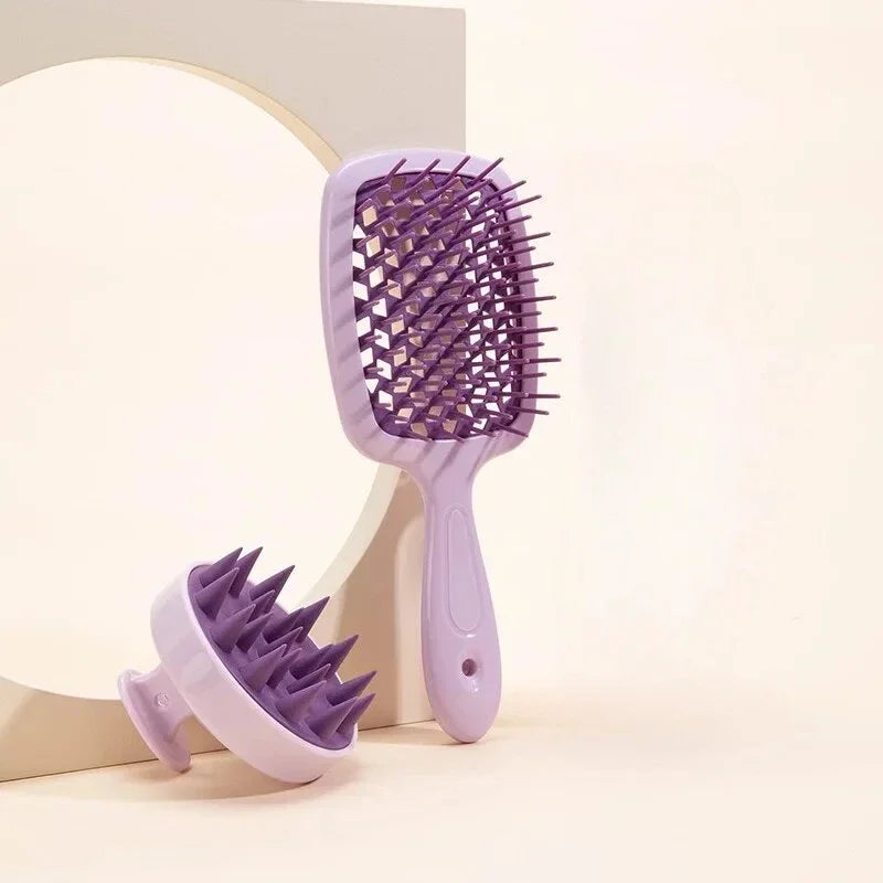 Portable Hair Care Combo – Tidy & Massage Set