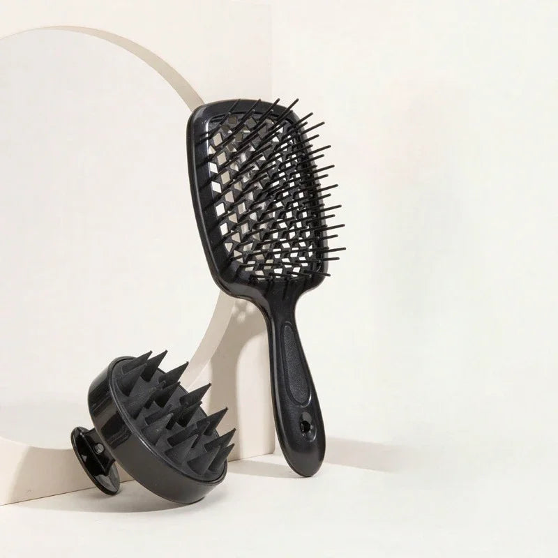 Portable Hair Care Combo – Tidy & Massage Set