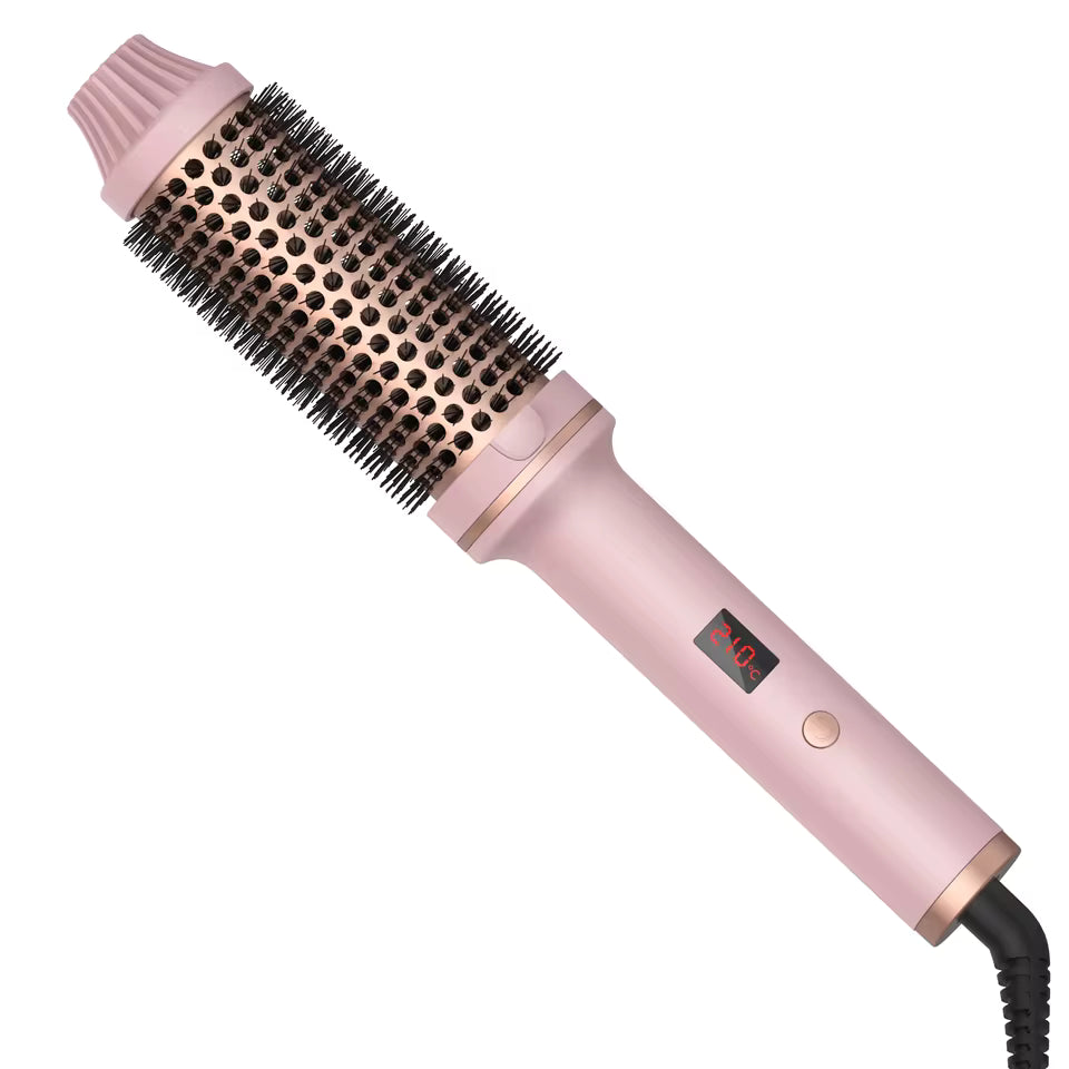 Curling Brush – 1.5” Tourmaline Ceramic Barrel for Soft Waves & Shine