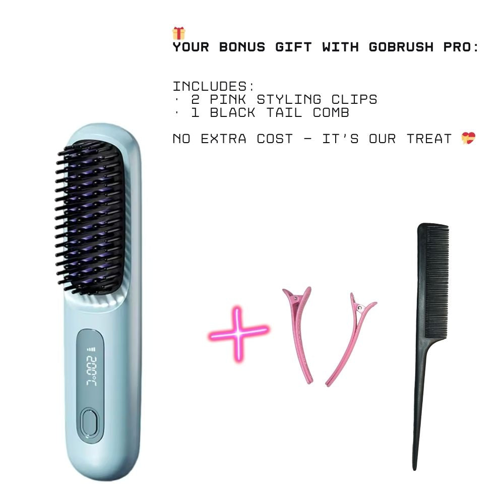 GoBrush PRO – Cordless Straightening Brush.