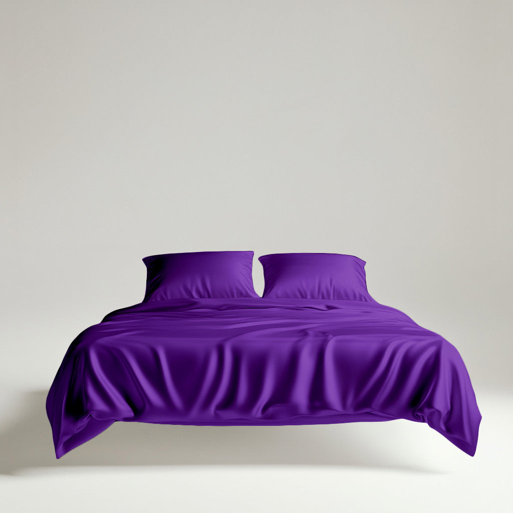 Luxury Silky Bedding Set (3–4 pcs) – Satin-Finish Duvet & Pillowcases for the Softest Sleep